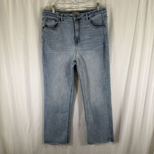 Oat New York Jeans Women's 12 31 Light Wash Blue Denim High Rise Cotton Blend